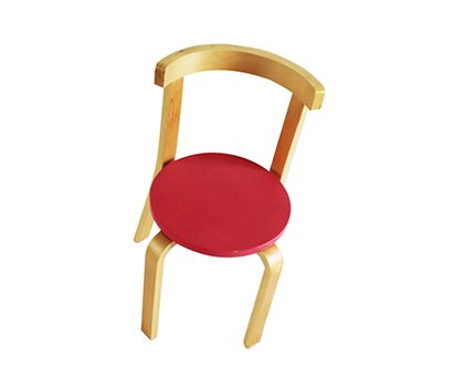 Red baby chair