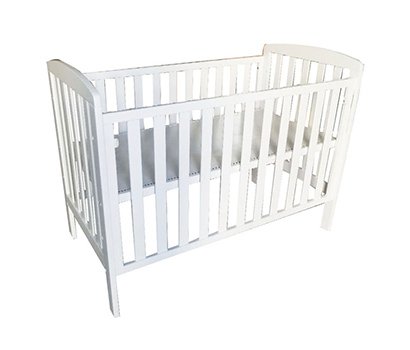 White Baby cot