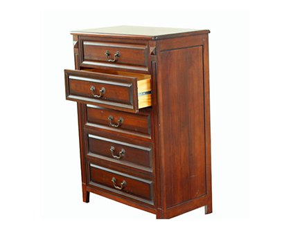 Wooden Cabinet With 5 Drawers
