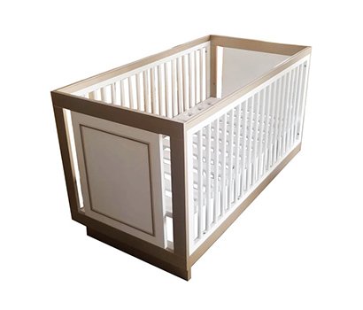 White Baby cot