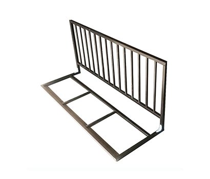 foldable bed gate natural