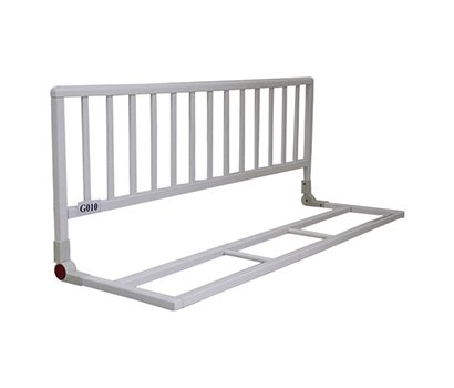 foldable bed gate Femke white/natural